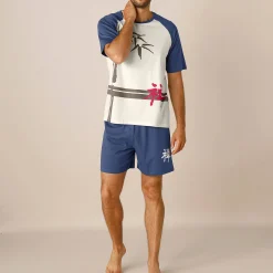 Shortama met bamboemotief