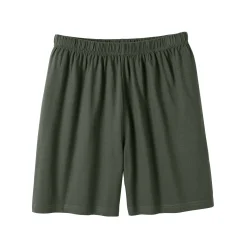 Shortama met contrasterende V-hals en korte mouwen