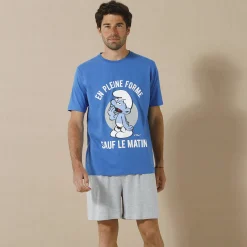 Shortama met ronde hals Schtroumpfs®