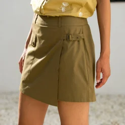 Short-rok in wikkelstijl