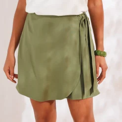 Short-rokje met bindlintjes