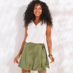Short-rokje met bindlintjes