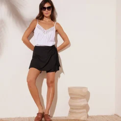 Short-rokje met bindlintjes