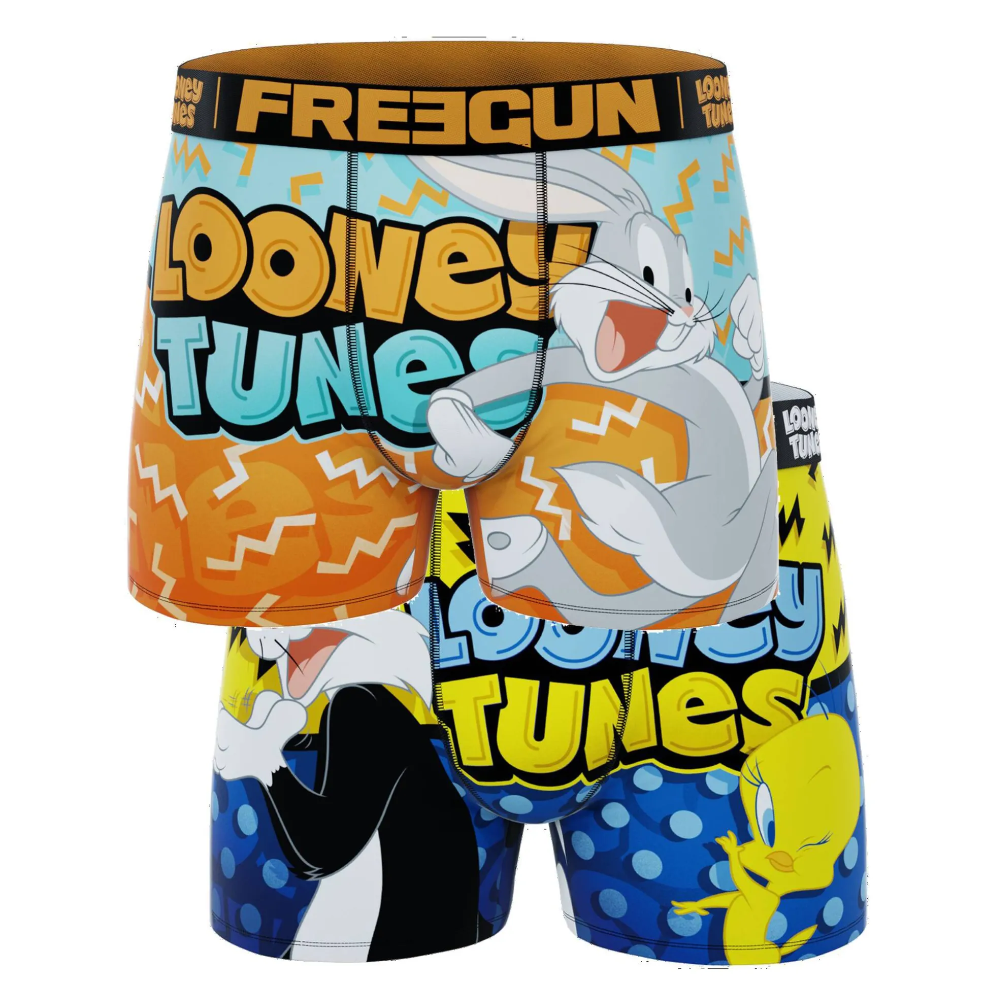 Shorty in stretchjersey Looney Tunes Freegun® - set van 2