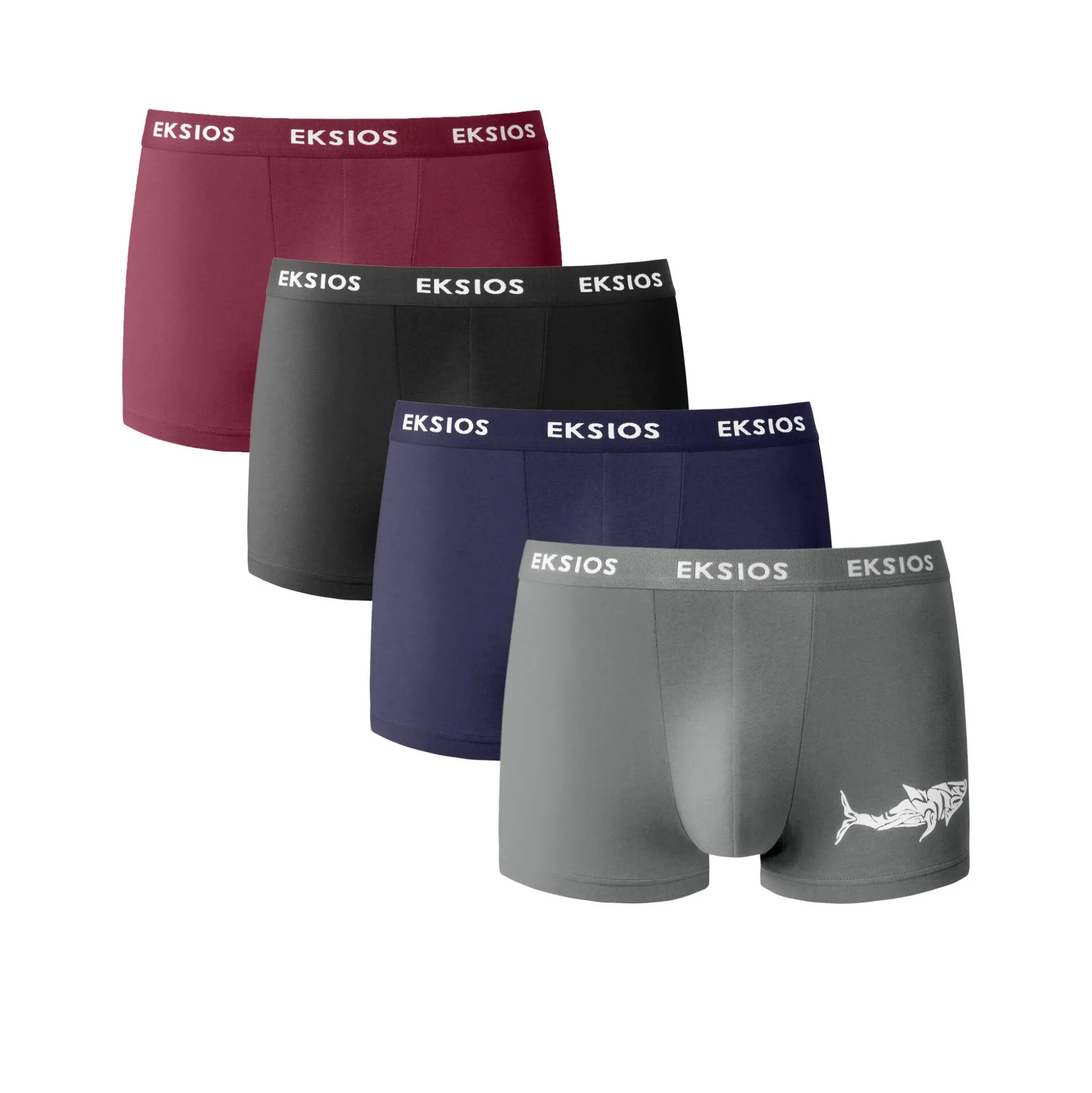 Shorty met fantasieprint - set van 4