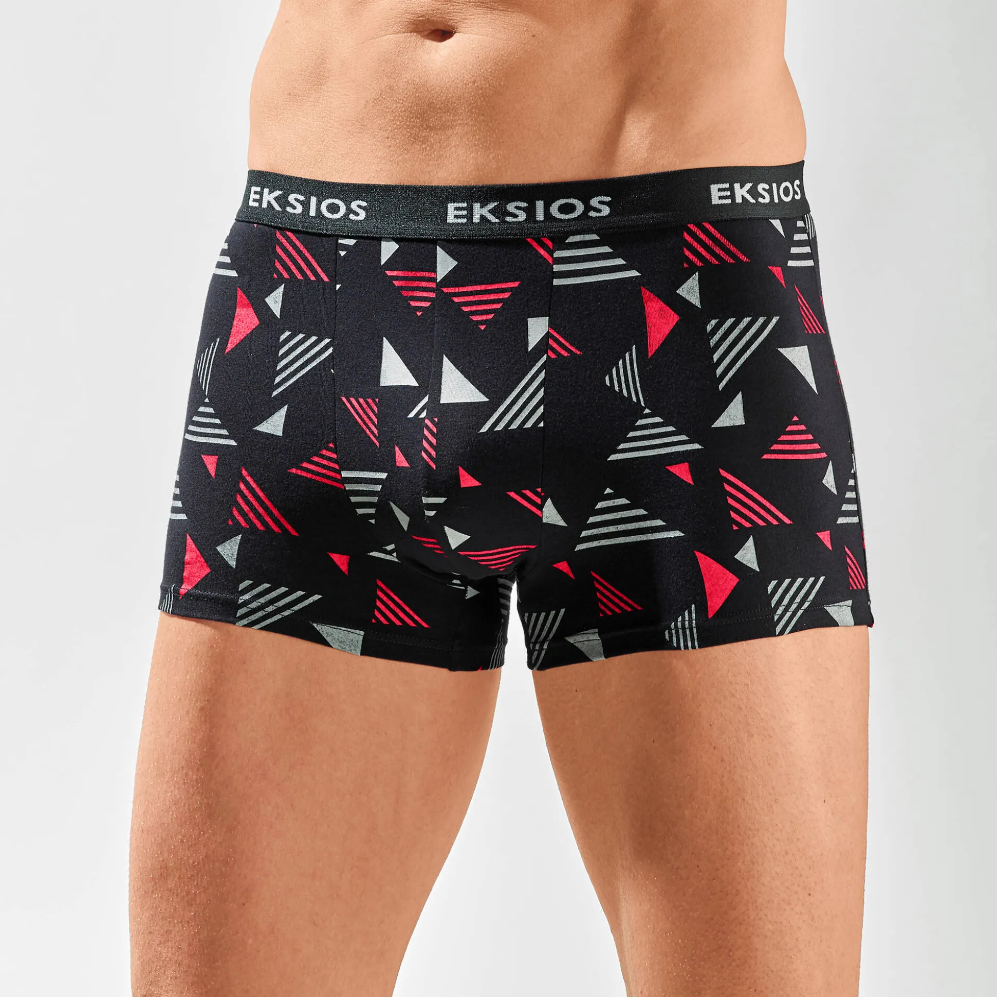 Shorty met geometrische print - set van 4