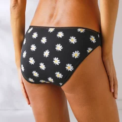 Slip in katoen bedrukt met bijpassende bijenmotieven - set van 4
