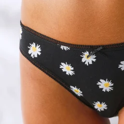 Slip in katoen bedrukt met bijpassende bijenmotieven - set van 4