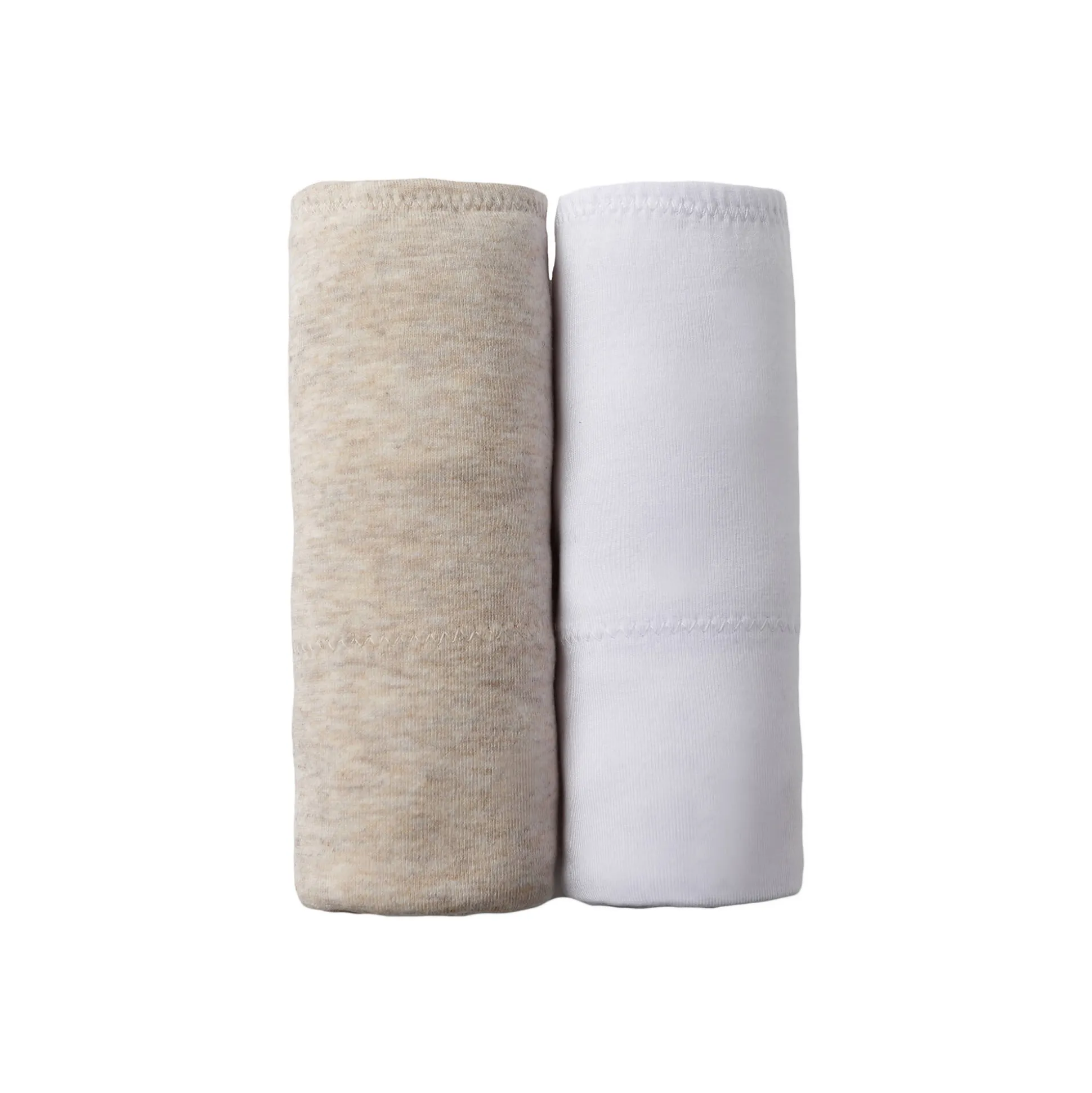 Slip in stretchkatoen met hoge, omhullende taille - set van 2