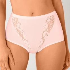 Slip met afslankende pasjes in kant - set van 4