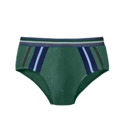 Slip met hoge taille en contrasterende strepen - set van 6