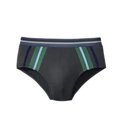 Slip met hoge taille en contrasterende strepen - set van 6