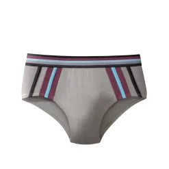 Slip met hoge taille en contrasterende strepen - set van 6