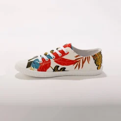 Sneakers in canvas - bladerenprint