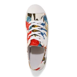 Sneakers in canvas - bladerenprint