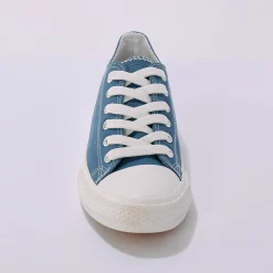 Sneakers in canvas, met veters