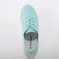 Sneakers in geborduurd canvas