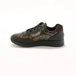 Sneakers in stretchstof met vetersluiting - speciaal gevoelige voeten