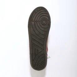 Sneakers met hoge schacht, rits en goudkleurige gesp