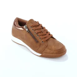 Sneakers met lage schacht en veters