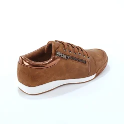 Sneakers met lage schacht en veters