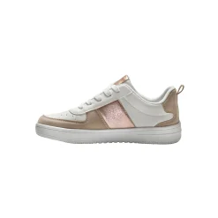 Sneakers met platformzool en veters