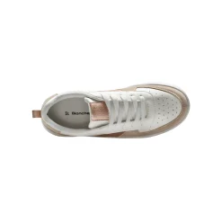 Sneakers met platformzool en veters