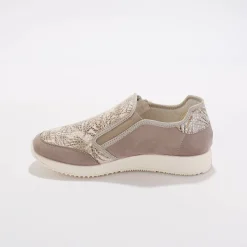 Sneakers met rist, speciaal voor gevoelige voeten, in rekbaar materiaal