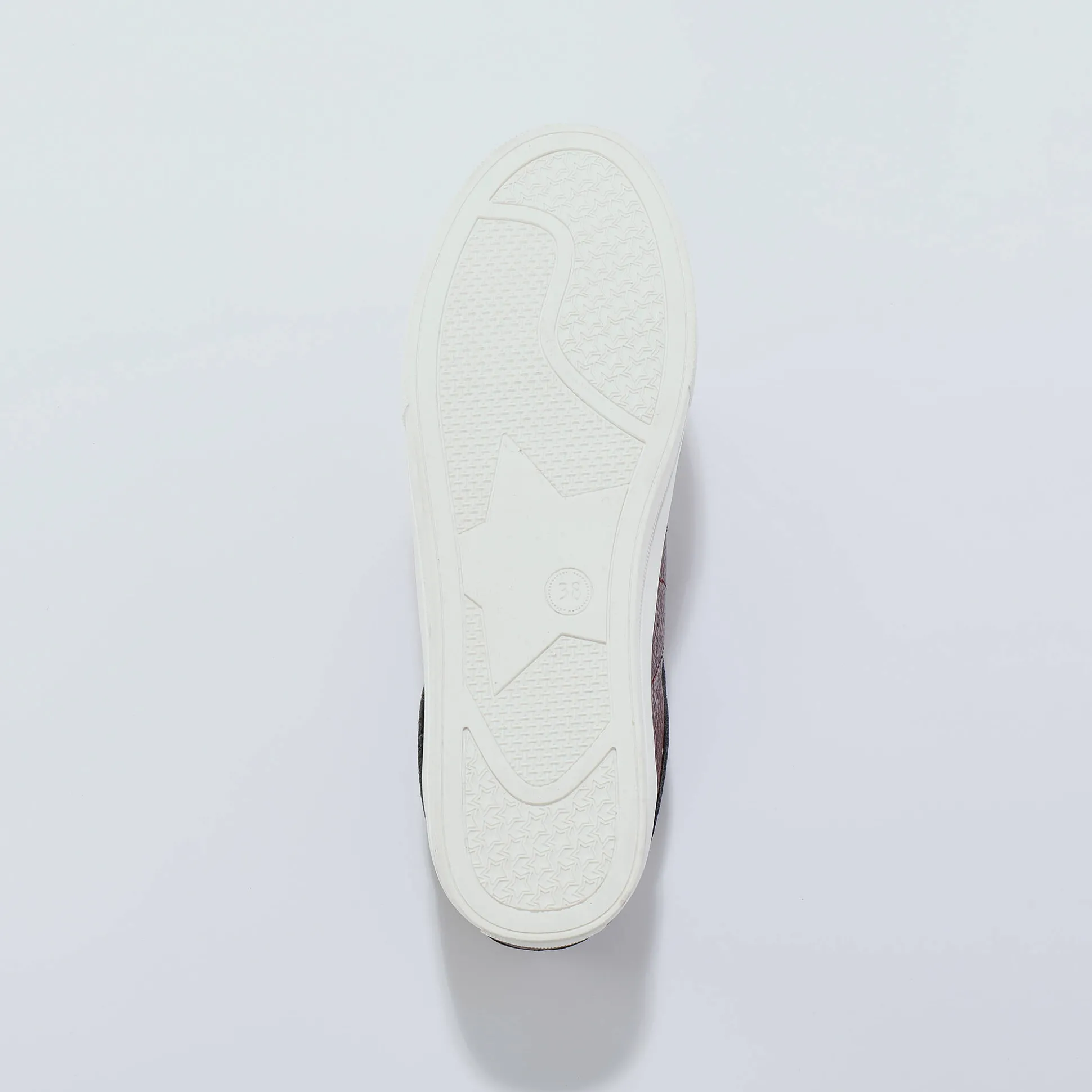 Sneakers met scratchsluiting en kroko-effect - zwart