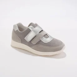 Sneakers met scratchsluiting, in rekbaar materiaal, speciaal voor gevoelige voeten
