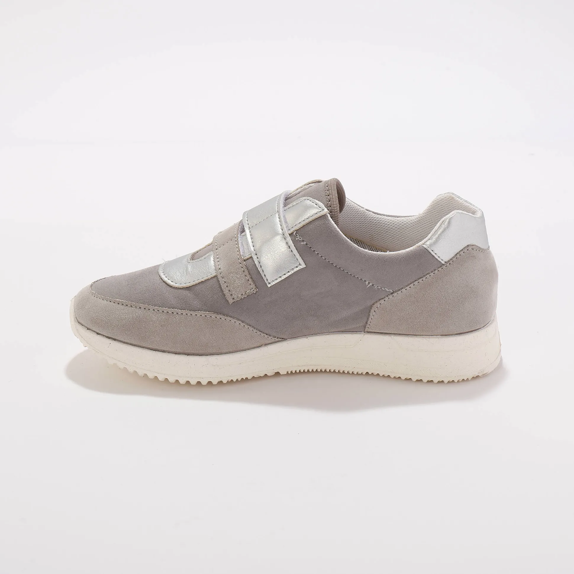 Sneakers met scratchsluiting, in rekbaar materiaal, speciaal voor gevoelige voeten