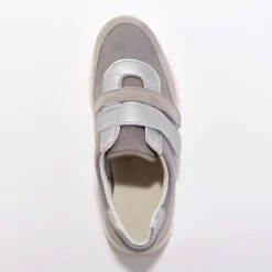 Sneakers met scratchsluiting, in rekbaar materiaal, speciaal voor gevoelige voeten