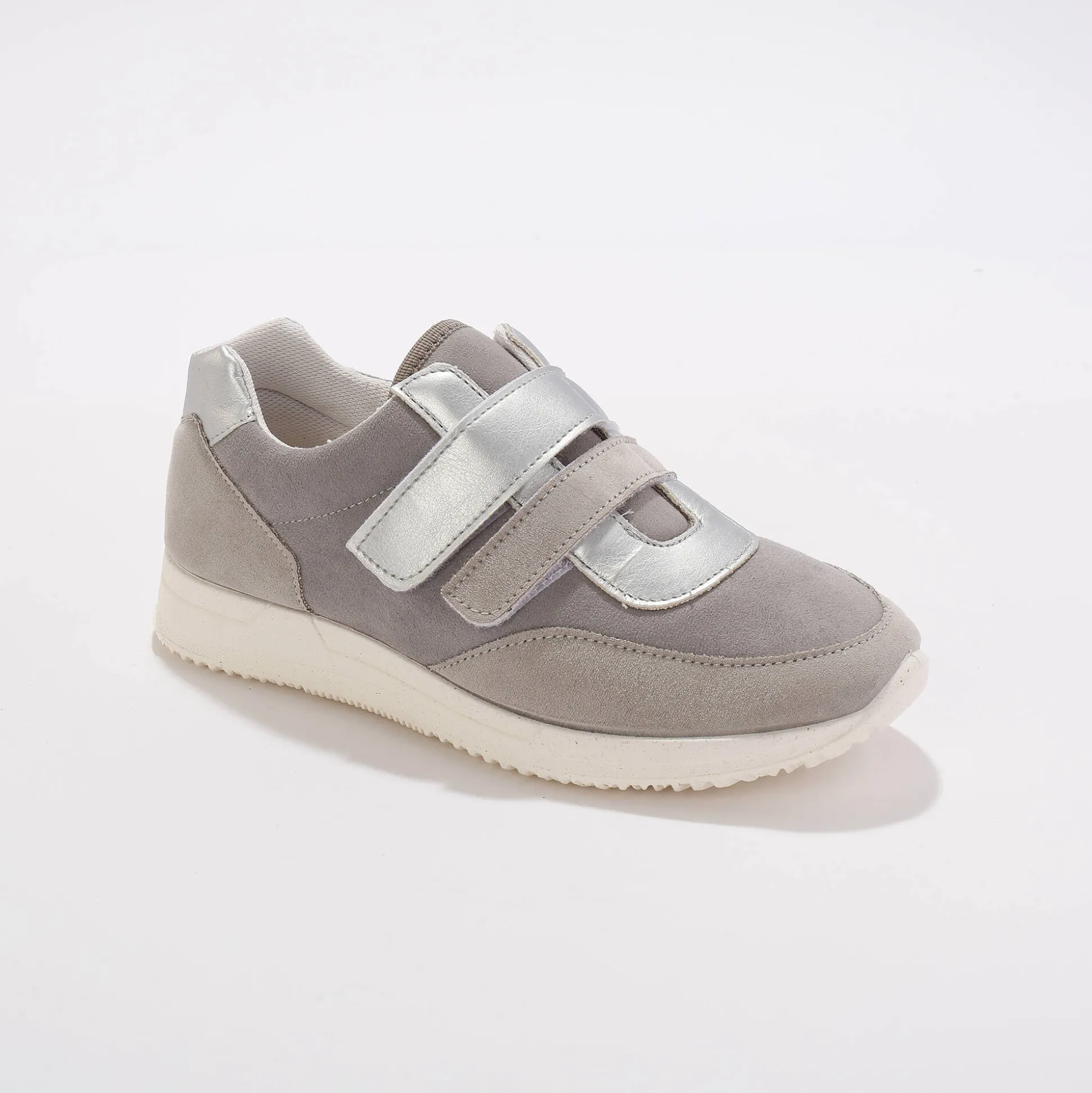 Sneakers met scratchsluiting, in rekbaar materiaal, speciaal voor gevoelige voeten