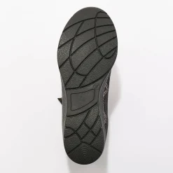 Sneakers met sleehak, fantasiemotief en suedine