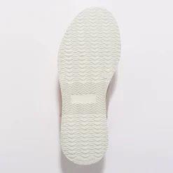 Sneakers met veters, voor gevoelige voeten, rekbaar materiaal - glanzend