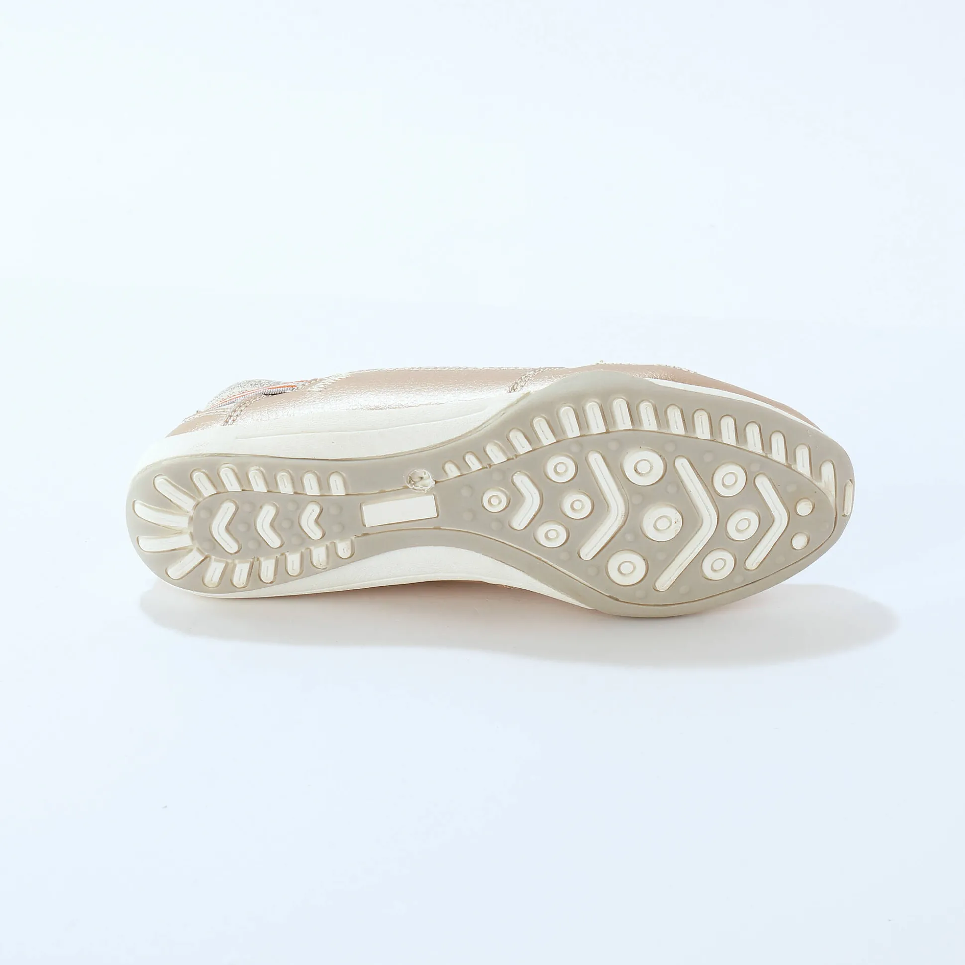 Soepele ballerina's in leer