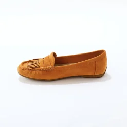 Soepele mocassins in microvezeltextiel