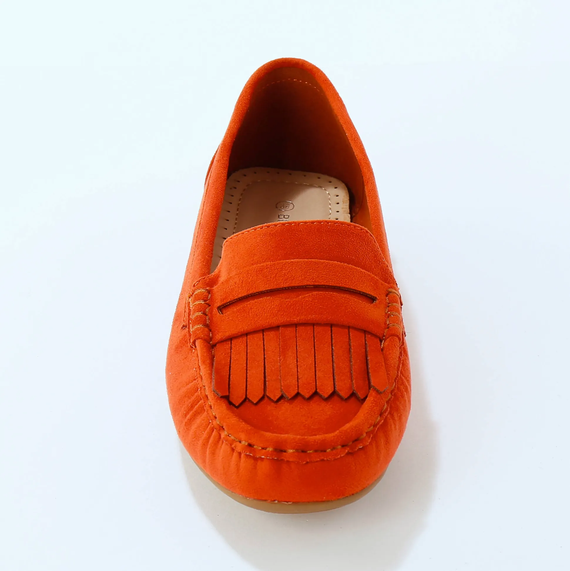 Soepele mocassins in microvezeltextiel