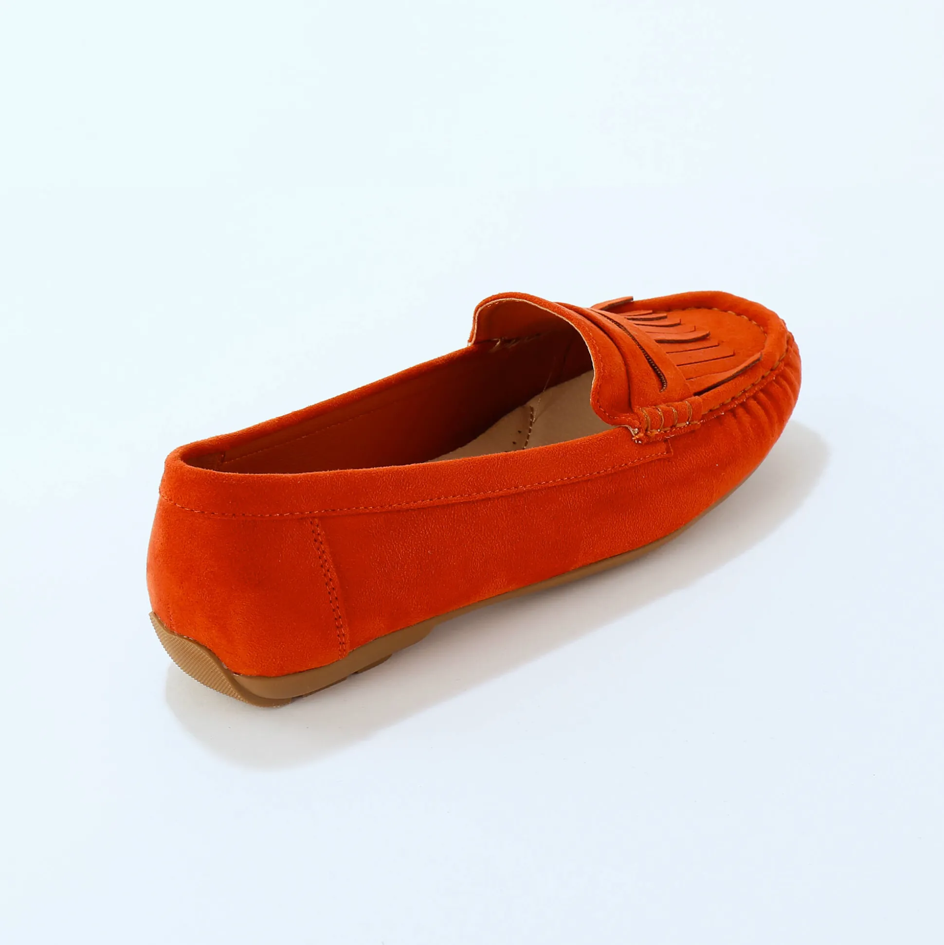 Soepele mocassins in microvezeltextiel