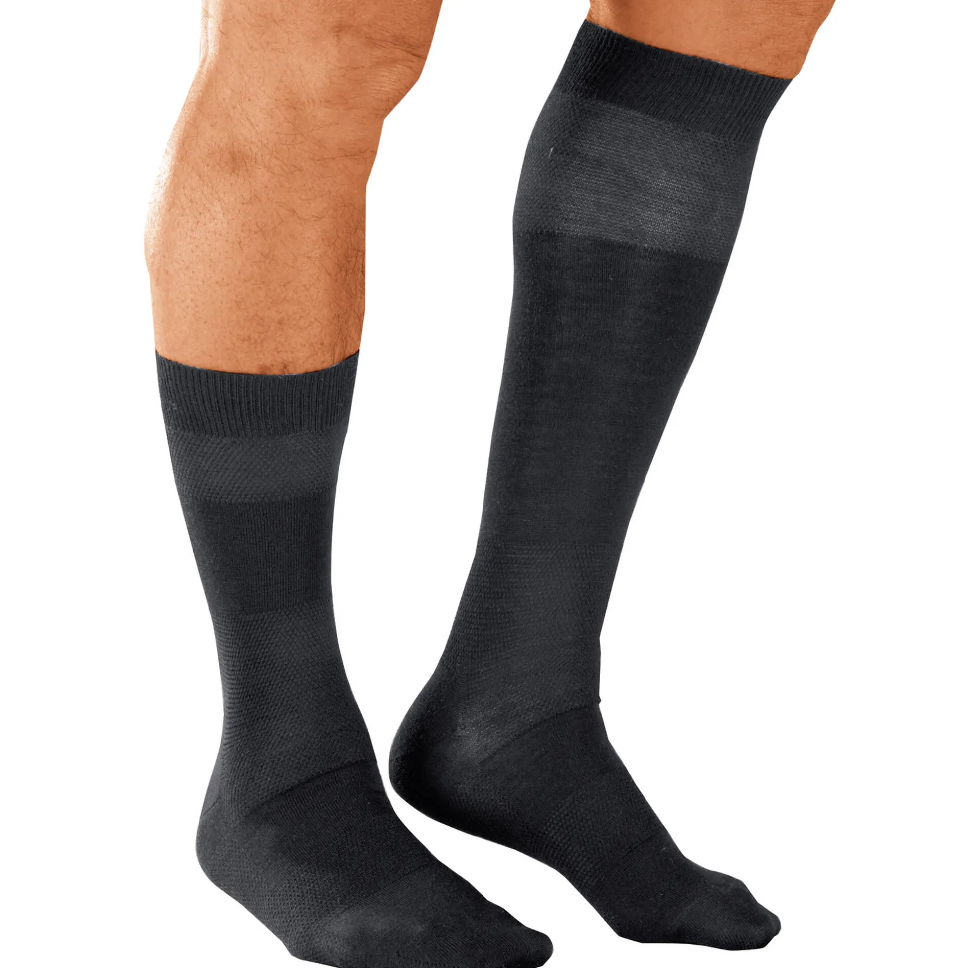 Sokken in fil d'Ecosse met masserend effect - set van 2 paar