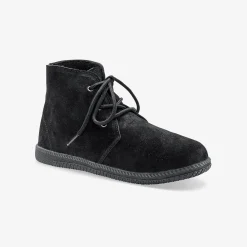 Splitleren bottines met veters