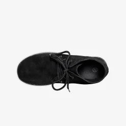 Splitleren bottines met veters