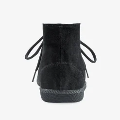 Splitleren bottines met veters