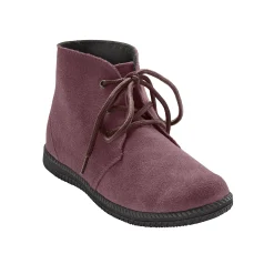 Splitleren bottines met veters