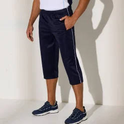 Sportbroek in 7/8-model, microvezel met geruwde binnenkant