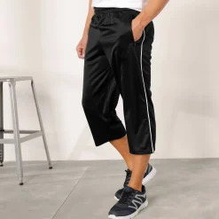 Sportbroek in 7/8-model, microvezel met geruwde binnenkant