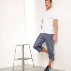 Sportbroek in 7/8-model, microvezel met geruwde binnenkant
