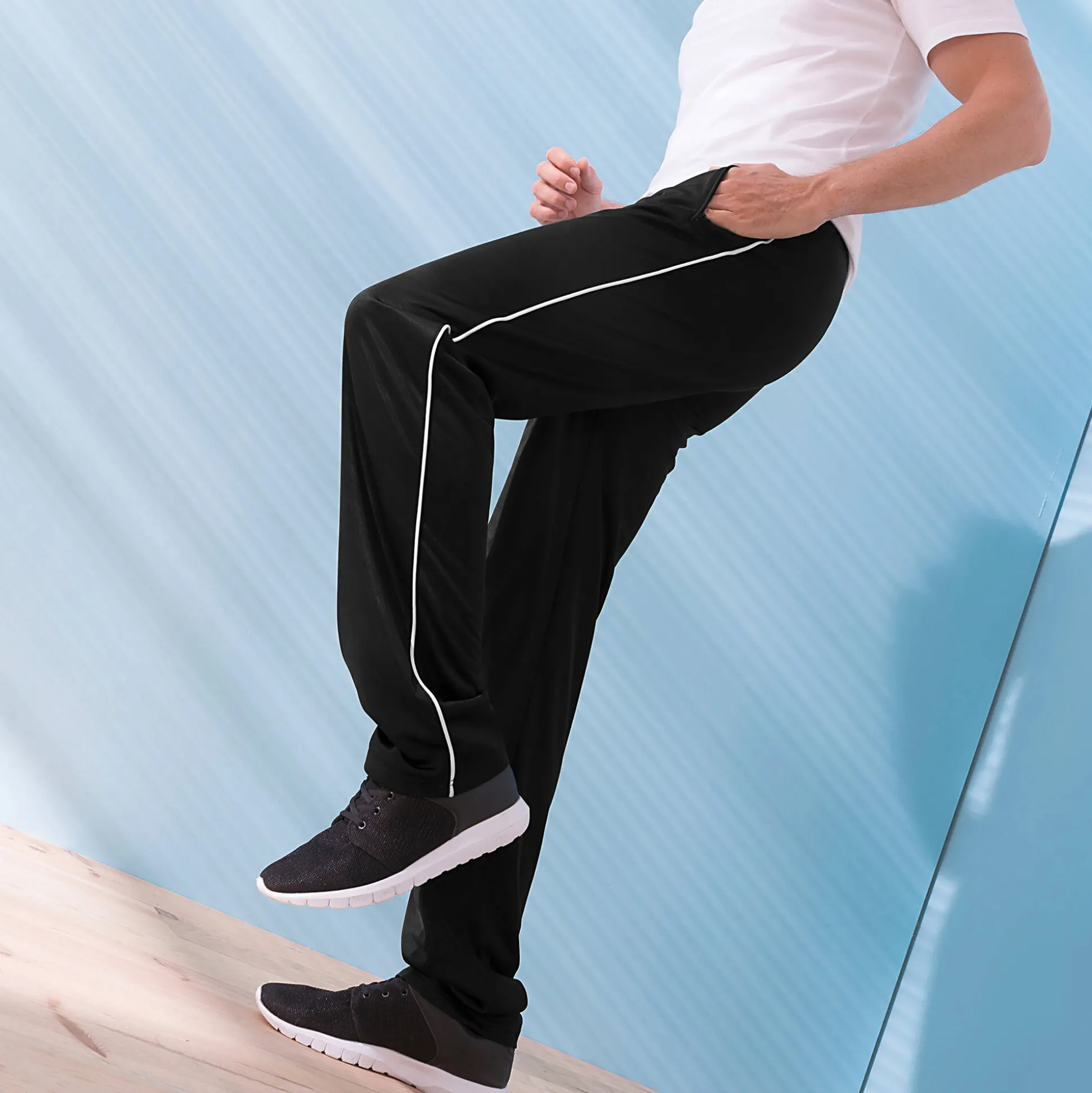 Sportieve broek met geruwde binnenkant