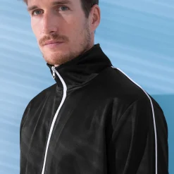 Sportjasje in microvezel met rits