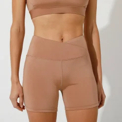 Sportshort voor gelifte bips in microvezel